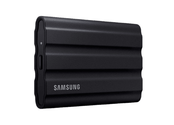 PC Components/ HDD/ External/ 2.5''/ SAMSUNG SSD T7 PORTABLE 1TB MU-PE1T0S/WW SHIELD BLACK&nbsp;