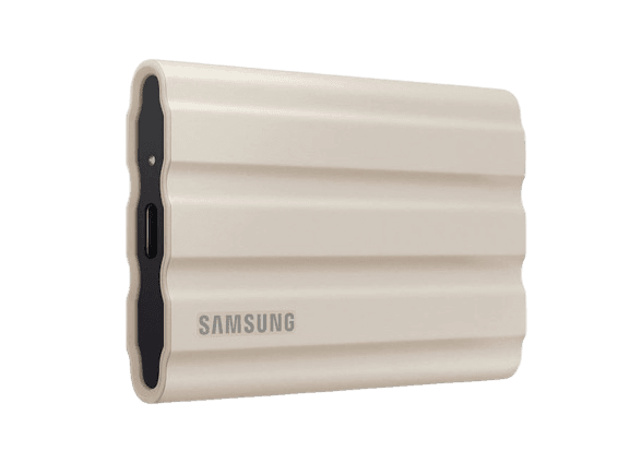 PC Components/ HDD/ External/ 2.5''/ SAMSUNG SSD T7 PORTABLE 1TB MU-PE1T0K/WW SHIELD BEIGE&nbsp;