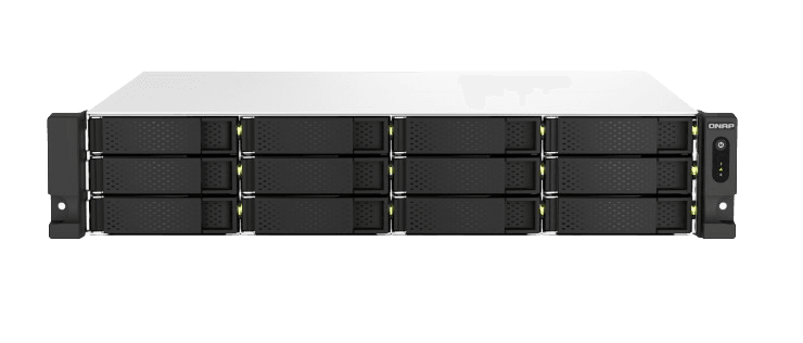 12-Bay rackmount NAS,Intel CeleronN5095 quad-core,8 GB onboard not expandable, 12 x 3.5