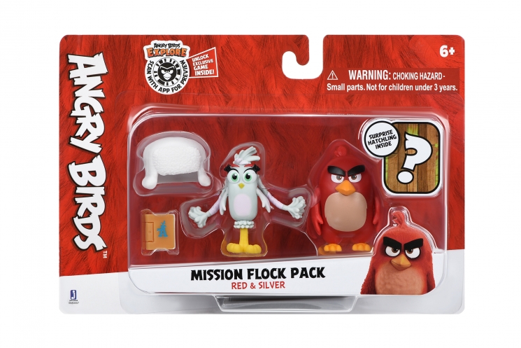 Jazwares ANB - Mission Flock (Red and Silver)&nbsp;