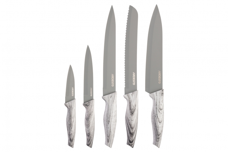 Ardesto Black Mars Knives Set 5 pcs, stainless steel, plastic&nbsp;