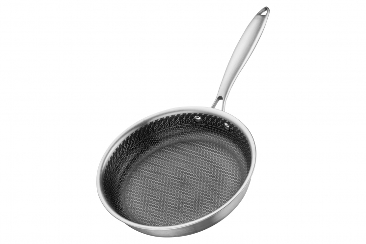 Ardesto Fry pan Black Mars Avior, 24cm, Triply stainless steel&nbsp;