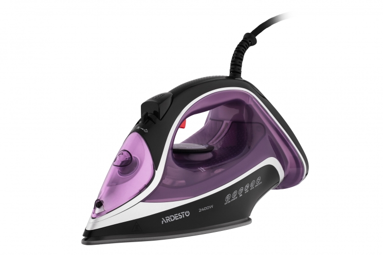 Ardesto Iron IR-B2234, 2400W, 350ml, steam boost, ceramic soleplate, violet-black&nbsp;