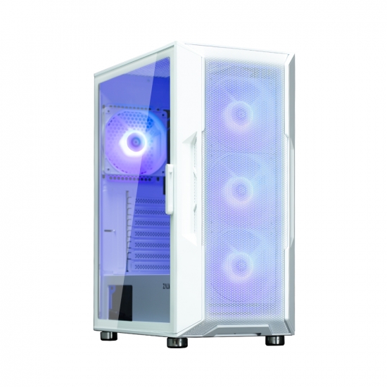 Zalman PC case I3 Neo ARGB without PSU, 2xUSB3.0, 1xUSB2.0, 4x120mm ARGB, VGA 355mm, LCS ready, TG Side Panel, ATX, white&nbsp;