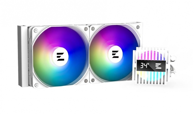 Zalman LCS Alpha 2 A24 ARGB, LGA1700, 1200, 115x, AM5, AM4, TDP 320W, white&nbsp;