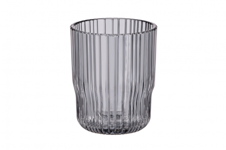 Ardesto Low glasses set, Graphite, 300ml, 2pcs, glass, grey&nbsp;