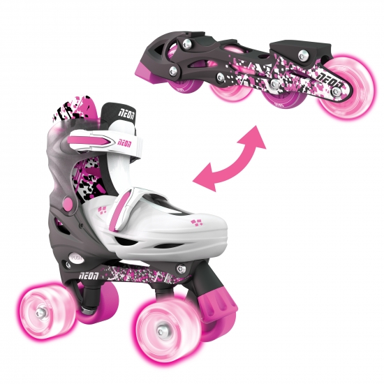 Neon COMBO CYBER SKATES (12-2/30-33) - NT30 (Pink)&nbsp;