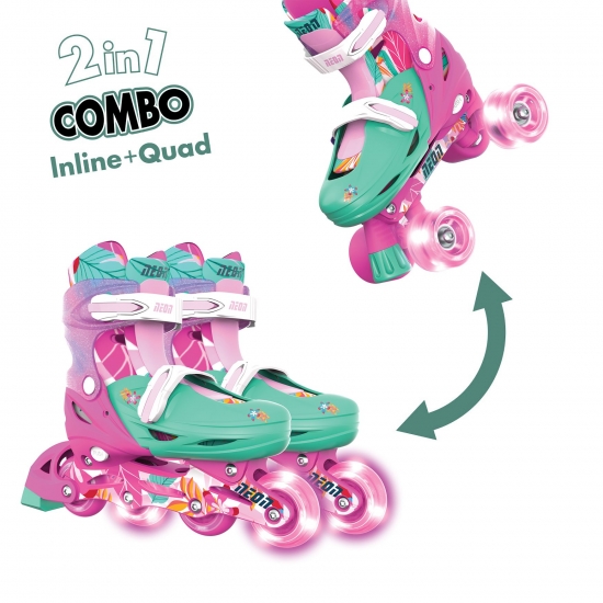 Neon Scates Combo, size 30-33, floral&nbsp;