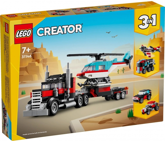 Constructor LEGO Creator On-board truck with a helicopter&nbsp;