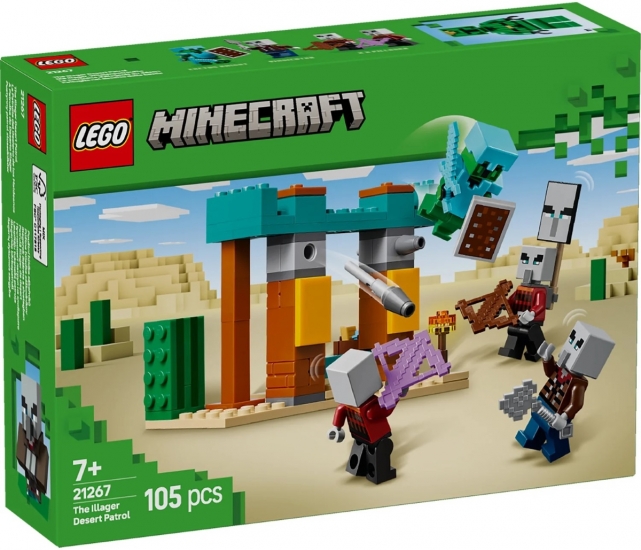 LEGO Constructor Minecraft The Illager Desert Patrol Set&nbsp;