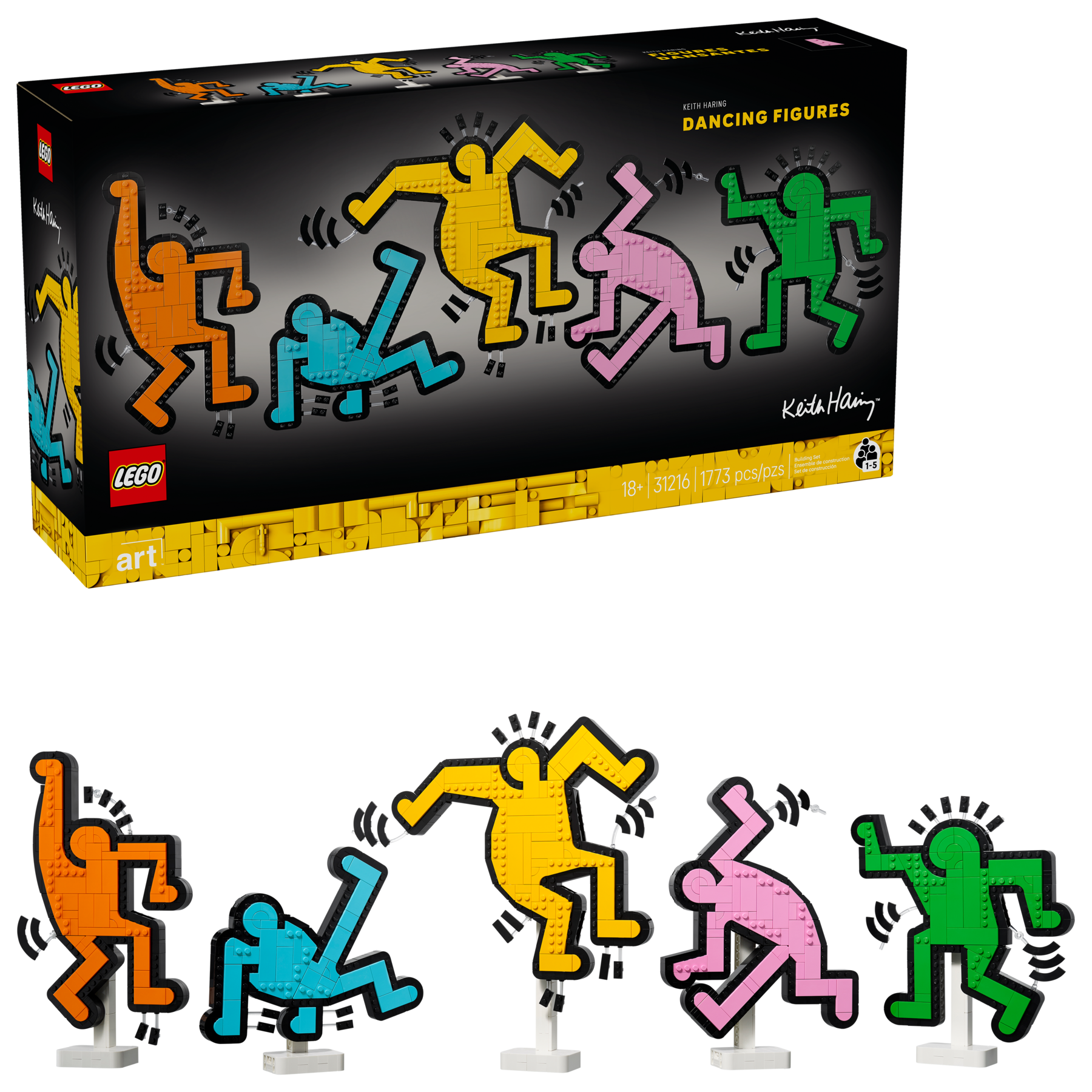 LEGO Art Keith Haring – Dancing Figures 31216&nbsp;