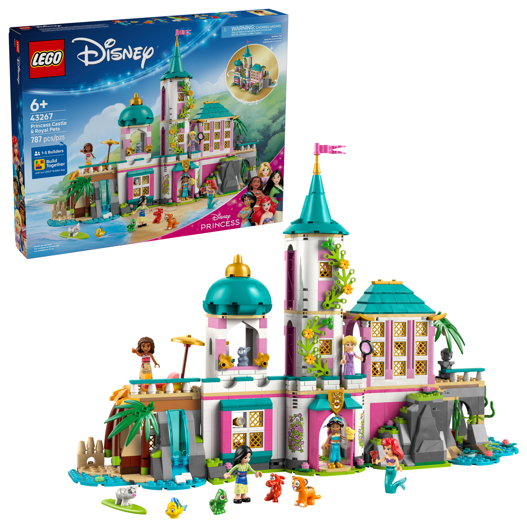 LEGO Disney Princess Castle & Royal Pets 43267&nbsp;