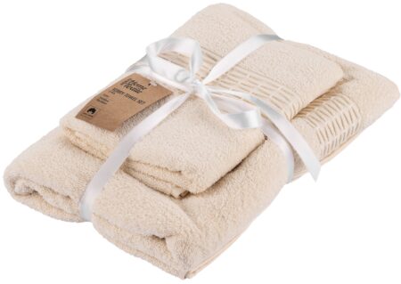Ardesto Towel Set Lotus Ivory