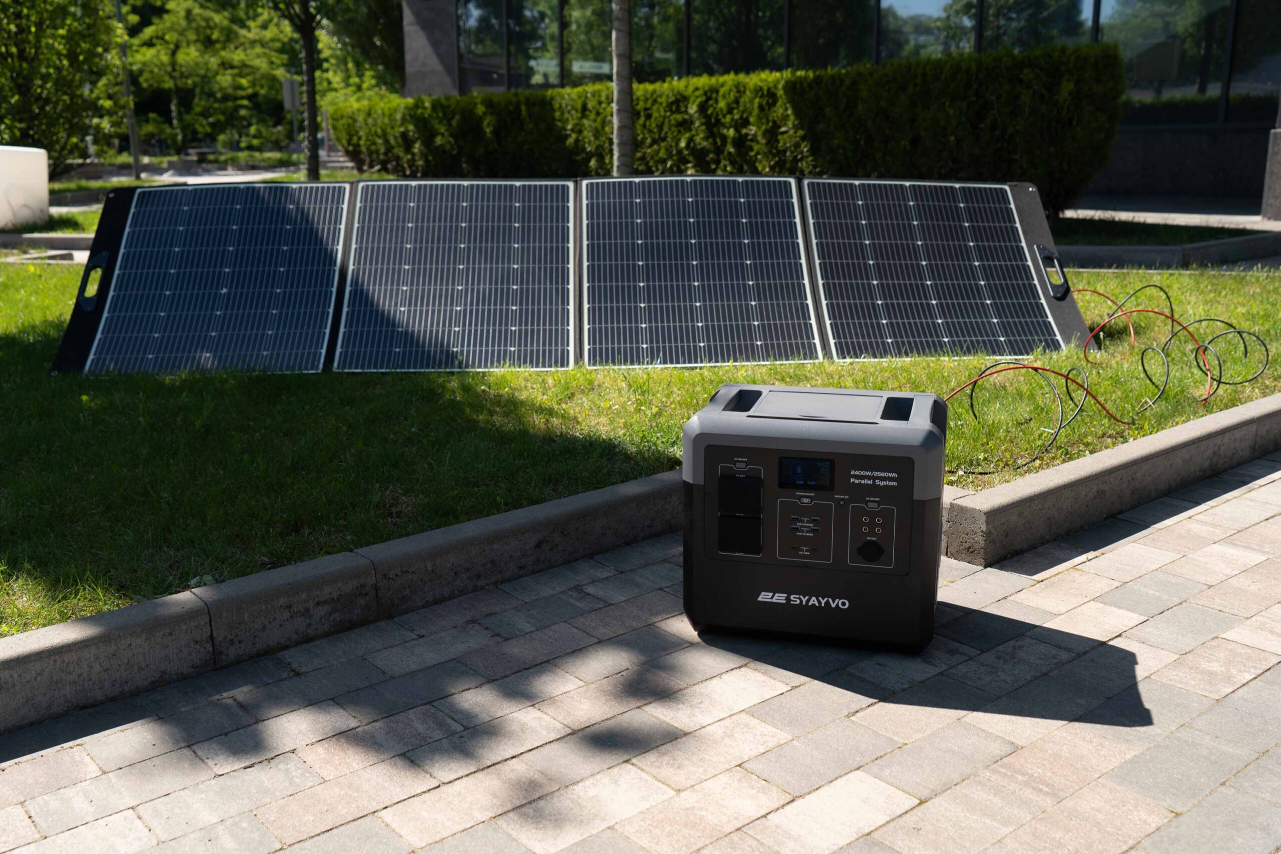 პორტატული ელექტრო სადგური 2E Syayvo, 2400W, 2560Wh, LiFePO4, WiFi/BT&nbsp;