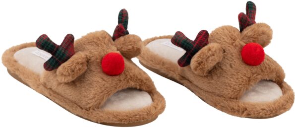 Ardesto Christmas Home Slippers Dark