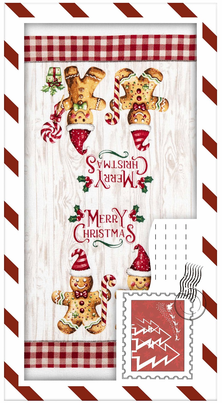 Ardesto სამზარეულოს პირსახოცების კომპლექტი Christmas Gingerbread, 38×63სმ, 2 ც., 100% ბამბა&nbsp;