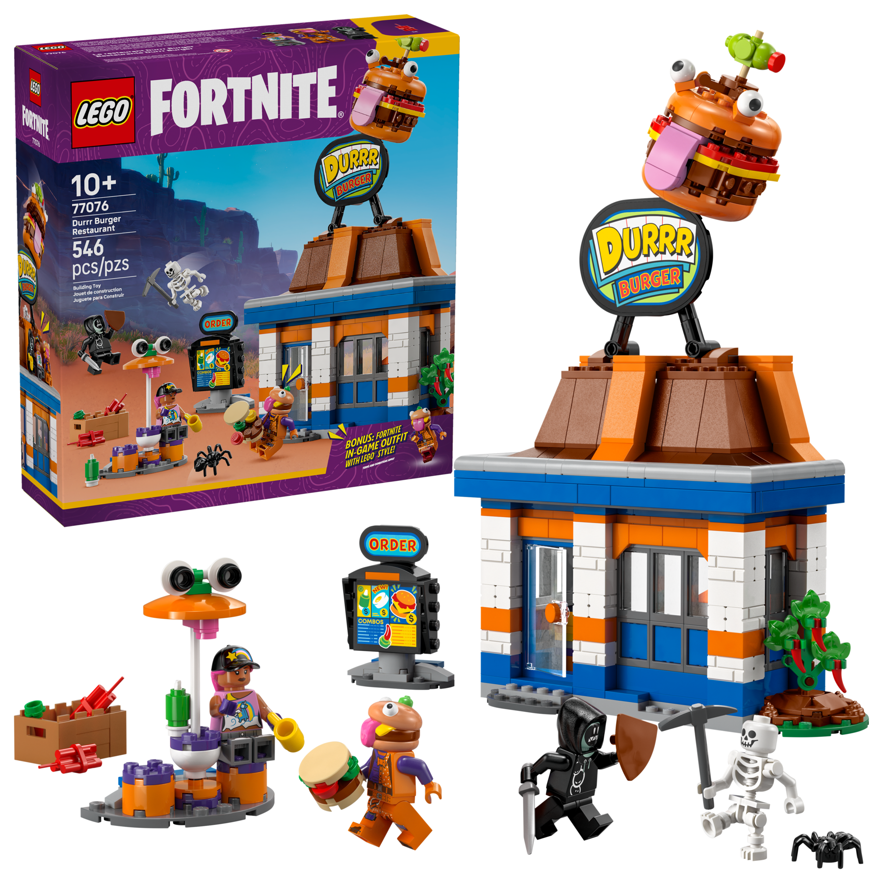LEGO Fortnite Durrr Burger Restaurant 77076&nbsp;