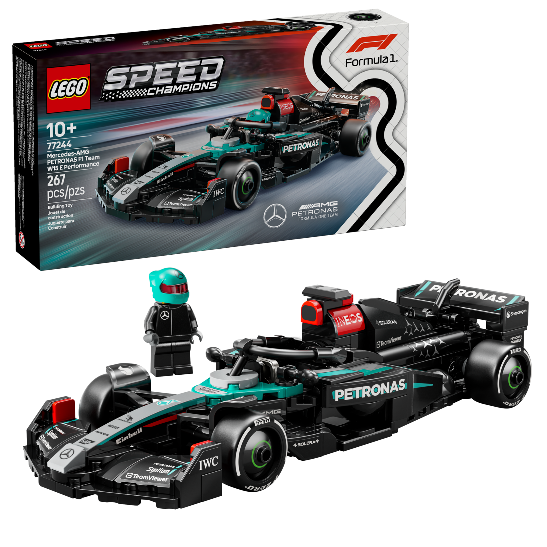 LEGO Speed Champions Mercedes-AMG F1 W15 Race Car 77244&nbsp;