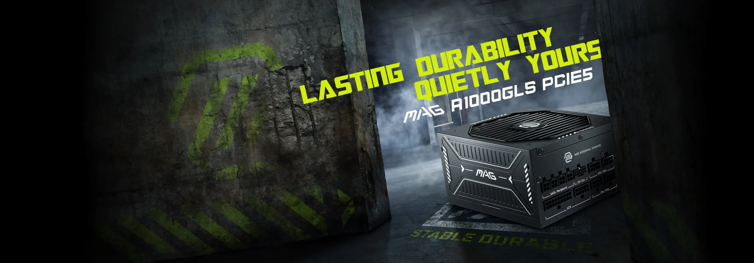 Power Supply MSI MAG A1000GLS PCIE5 1000W 80+ Gold&nbsp;