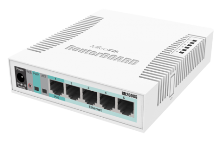 Managed Switch - CSS106, 5G, 1S, MikroTik