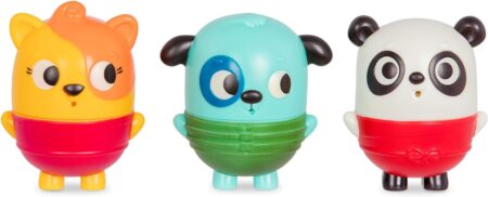 BToys BATH SQUIRTS SET - DOG, CAT, PANDA