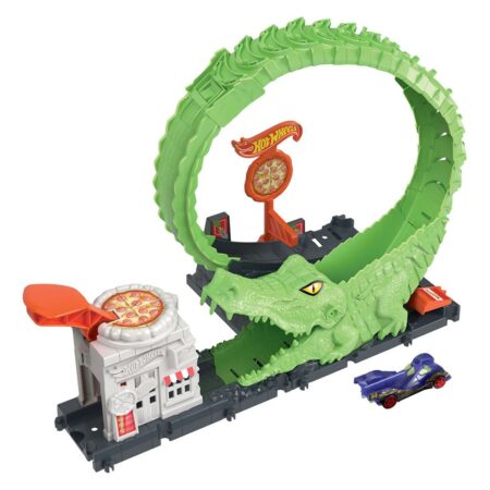 MATTEL HW City Nemesis Gator Pizza Shop