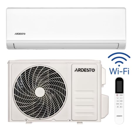 Air Conditioner ARDESTO CoolSmart 35m2 inverter 12000BTU 3.5kW A/A -15°С Wi-Fi R32 white
