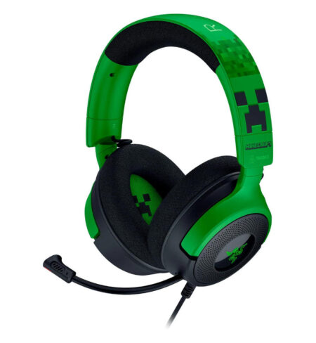 Razer Headset Kraken V4 X, 7.1, USB-A, 1.8m, RGB, Minecraft Ed.