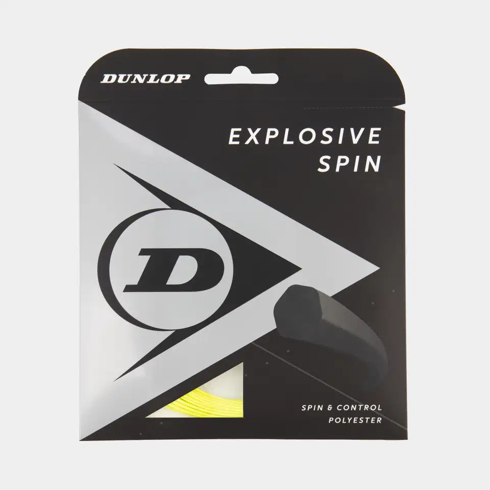 ჩოგნის ძუა 16 გრ. DUNLOP EXPLOSIVE SPIN(ყვითელი-1ც.შეფუთვა 12მ)&nbsp;