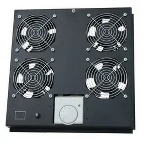 Low Noise Roof Fan Tray For Floor Standing Cabinet With 4 Fans,Black&nbsp;