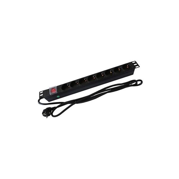 LE PDU 19″ 1U 8 ways switch&nbsp;