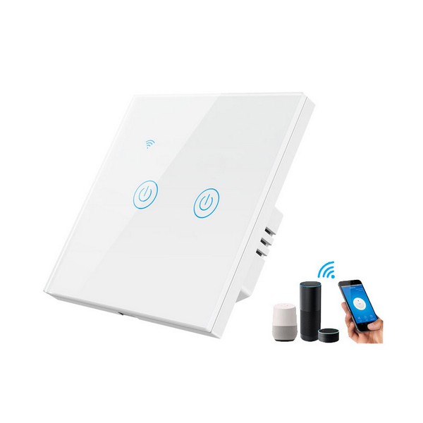 Smart Light Switch White 2-Gang SLSG2W&nbsp;