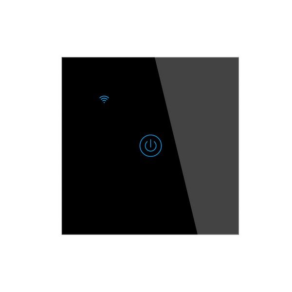 Smart Light Switch Black 1-Gang SLSG1B&nbsp;