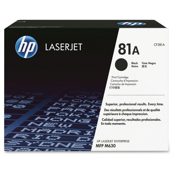 HP 81A Black Original LaserJet Toner Cartridge&nbsp;