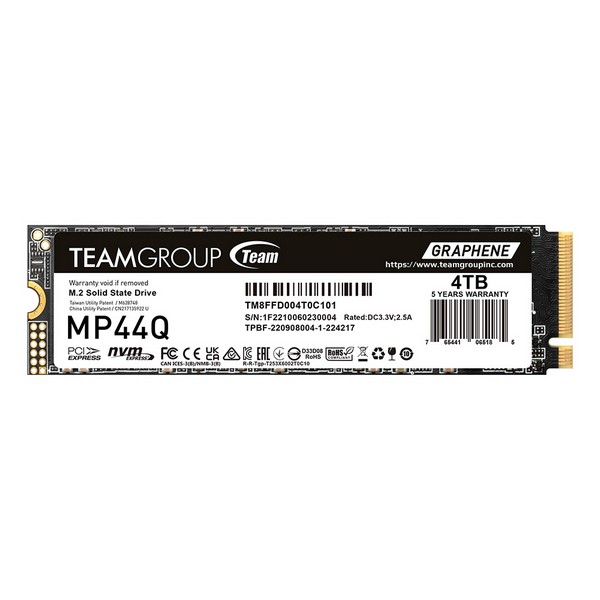 Team MP44Q 4TB M.2 PCIe Gen 4&nbsp;