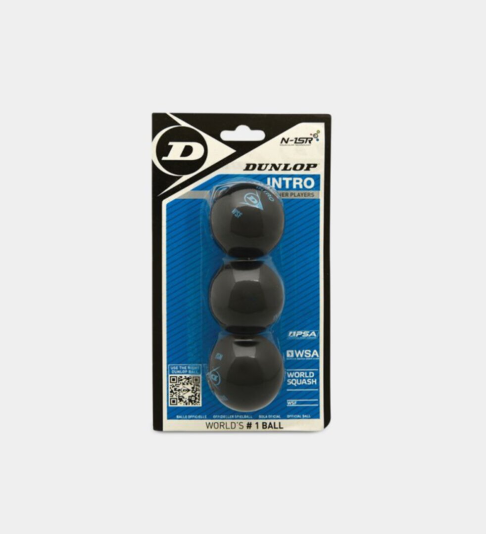 სქვოშის ბურთი DUNLOP INTRO(3ც.შეფუთვა)&nbsp;