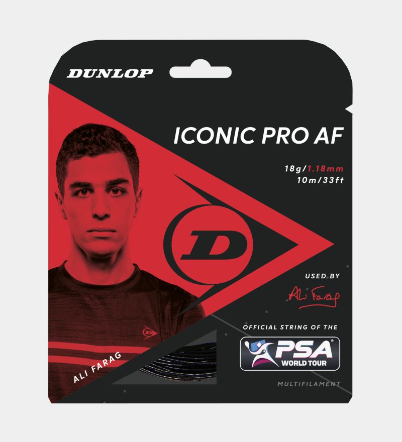 ჩოგნის ძუა 18გრ. DUNLOP ICONIC PRO (შავი-1ც.შეფუთვა 10 მ)&nbsp;