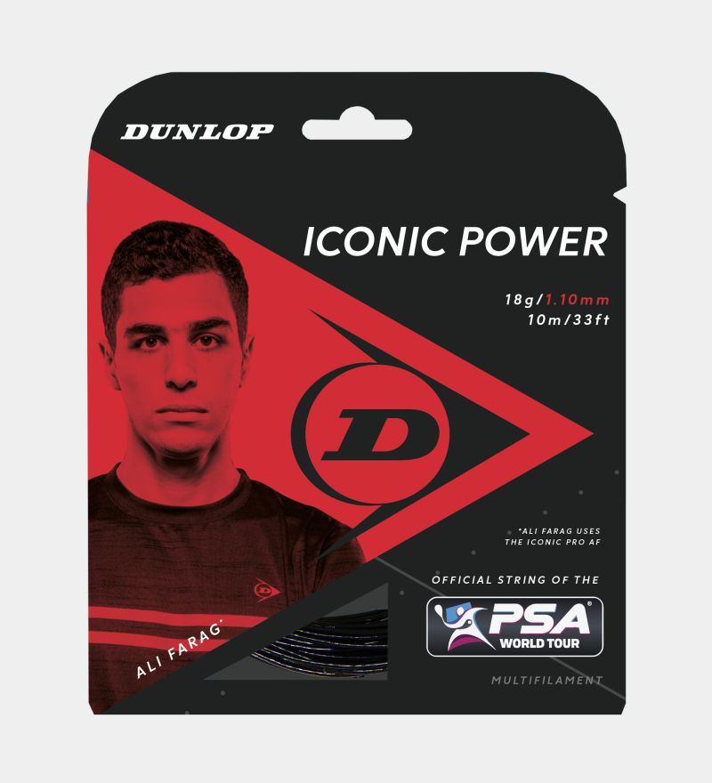 ჩოგნის ძუა 18გრ. DUNLOP ICONIC POWER(შავი-1ც.შეფუთვა 10 მ)&nbsp;