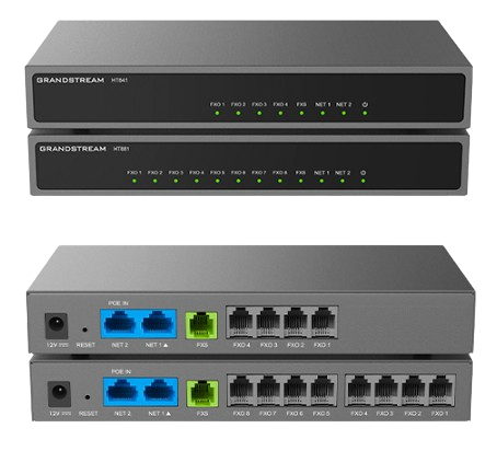 Grandstream HT881 FXO VoIP Gateway, 8x FXO, 2x GbE,&nbsp;