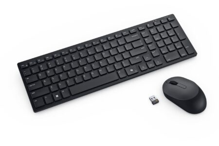 Dell Pro Compact Silent Keyboard and Mouse - KM555 - Russian (QWERTY)