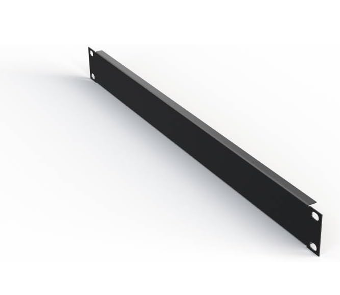 19" blank panel 1U, color RAL 9005&nbsp;