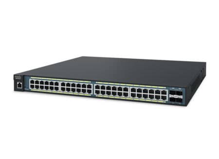 Wireless Management 50AP 48-port GbE PoE.at Switch 410W 4SFP L2 19i
