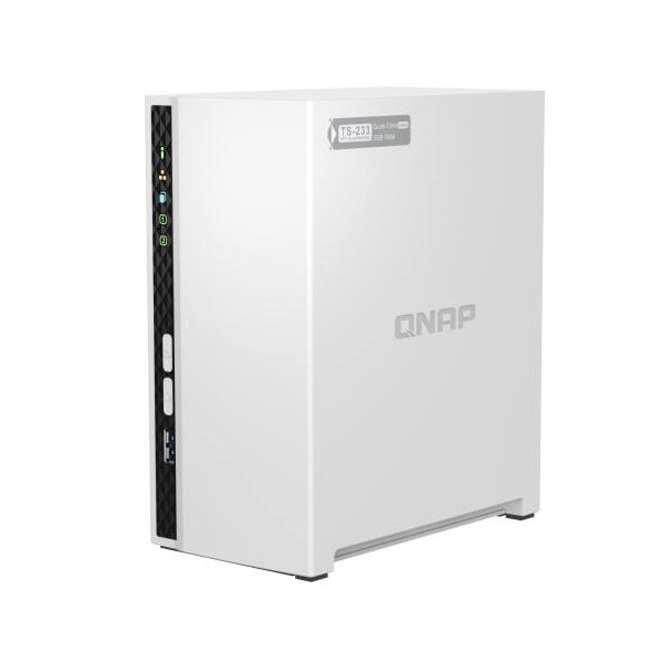 2-bay, ARM Cortex-A55 quad-core 2.0 GHz processor, 2 GB RAM&nbsp;