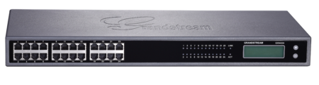 Grandstream GXW4224, 24 x RJ11 FXS ports and 1 x 50-pin Telco connector, 1 x 10M/100/1000 Mbps auto-sensing RJ45 port, G.711, G. 723, G.726