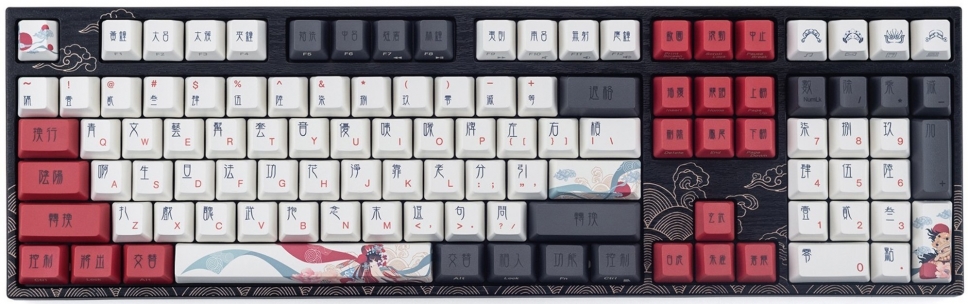 Varmilo Keyboard Varmilo VEM108 Beijing Opera EC V2 Violet UA&nbsp;
