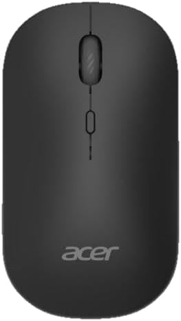 Acer Acer Mouse wireless dual mode 2.4GHz and BT5.2, 4 buttons, AMR130, Black